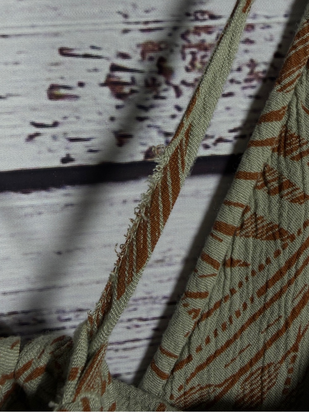 O’Neill Jace Leaf Print Wide Leg Jumpsuit Boho Tropical - Picture 6 of 10